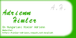 adrienn himler business card